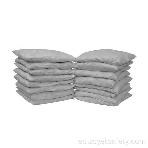 Almohada absorbente para uso industrial y de laboratorio